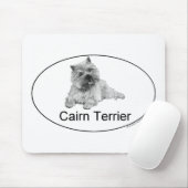 Tapis De Souris Terrier Cairn (Avec souris)