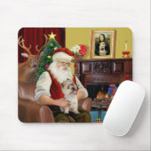 Tapis De Souris Terrier Cairn de Santa (Avec souris)