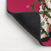 Tapis De Souris Terrier de Noël DeLighted (Coin)