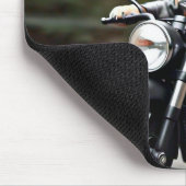 Tapis De Souris Terrier français "Frenchie" Monter une moto (Coin)