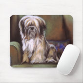 Tapis De Souris Terrier tibétain (Avec souris)