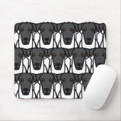 Tapis De Souris Terriers de Fox lisses (Avec souris)