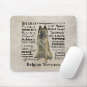Tapis De Souris Tervuren Mousepad (Avec souris)