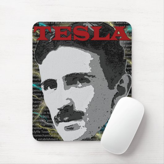 TAPIS DE SOURIS TESLA (Avec souris)