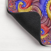 Tapis De Souris Tessellation hyperbolique de dinosaure (Coin)