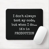 Tapis De Souris Test amusant en production (Avec souris)