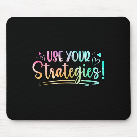 Tapis De Souris Test Day State Testing Exam Teacher Student Motiva (Devant)