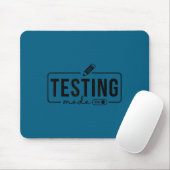 Tapis De Souris Test Day Teacher Shirt Testing Mode On For Women K (Avec souris)