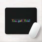 Tapis De Souris Test Day You Got This! Motivational Teacher Studen (Avec souris)