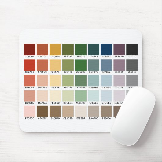 Tapis De Souris Test de couleur (Avec souris)