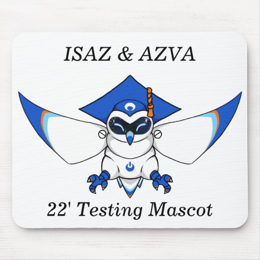 Tapis De Souris Test de la mascotte (Devant)