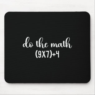 Tapis De Souris Test de maths drôle faites le professeur de maths,