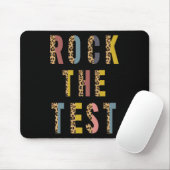 Tapis De Souris Test Retro Motivational Testing Day Enseignant St (Avec souris)