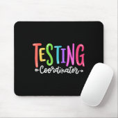 Tapis De Souris Testing Coordinator Test Day Exam Motivational Squ (Avec souris)
