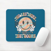 Tapis De Souris Testing Teacher Groovy Smile You Are More Than A T (Avec souris)