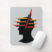 Tapis De Souris Tête Abstraite (Avec souris)
