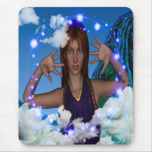 Tapis De Souris Tête dans les nuages