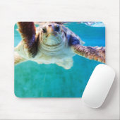 Tapis De Souris Tête de bois #4 Mousepad (Avec souris)