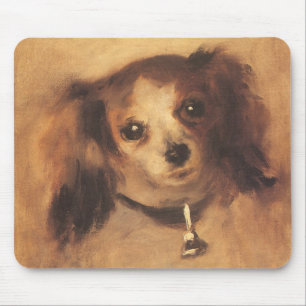 Tapis De Souris Tête de Chien par Pierre Renoir, Vintage Fine Art