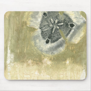 Tapis De Souris Tête de fleurs Abstraite de texture laquée