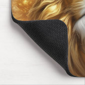 Tapis De Souris Tête de lion doré superbe (Coin)