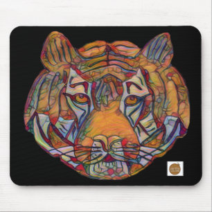 Tapis de souris tête de tigre