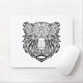 Tapis De Souris Tête de tigre de style (Avec souris)