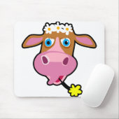 Tapis De Souris Tête de vache (Avec souris)