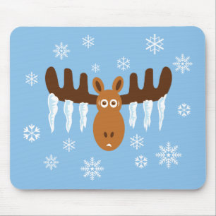 Tapis De Souris Tête d'élan_Renforts de glace