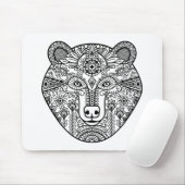 Tapis De Souris Tête d'ours de style (Avec souris)