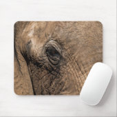 Tapis De Souris Tête d'un éléphant (Avec souris)