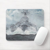 Tapis De Souris Têtes de capot pour Bismarck 23rdMay 1941. 2014 (Avec souris)