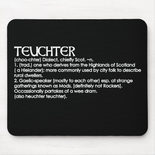 Tapis De Souris Teuchter (Devant)