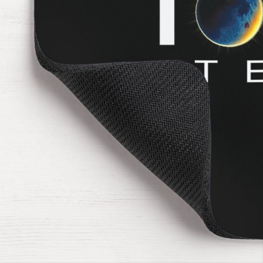 Tapis De Souris Texas 8 avril total Éclipse solaire 2024 (Coin)
