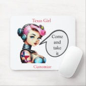 Tapis De Souris Texas Girl Thunder_Cove (Avec souris)