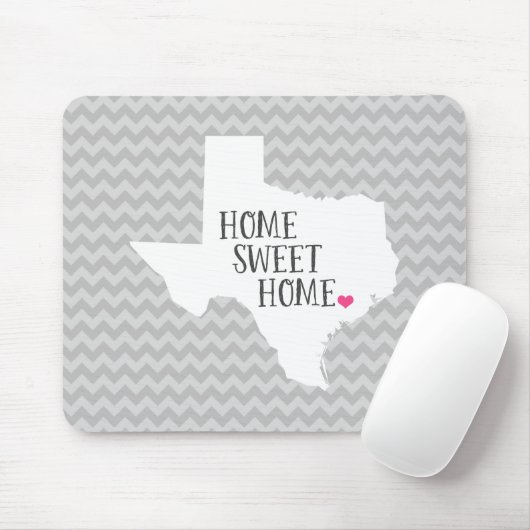 Tapis De Souris Texas Home State Chevron Mouse Pad (Avec souris)