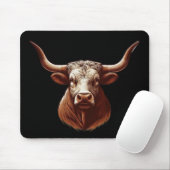 Tapis De Souris Texas Longhorn (Avec souris)