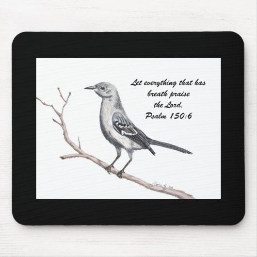 Tapis De Souris Texas Mockingbird Inspiration Mousepad (Devant)