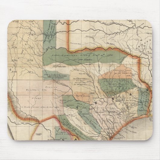 Tapis De Souris Texas, Par David H Burr (Devant)
