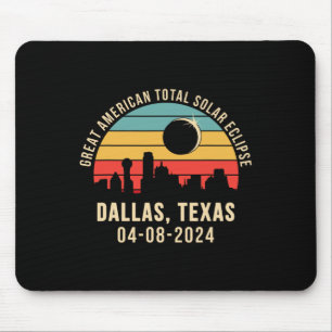 Tapis De Souris Texas Skyline Total Solar Eclipse 2024