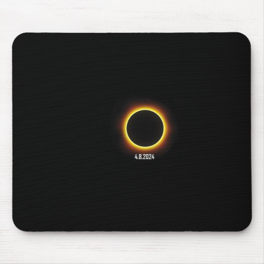 Tapis De Souris Texas Solar Eclipse 2024 (Devant)