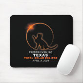 Tapis De Souris Texas Total Solar Eclipse 2024 (Avec souris)