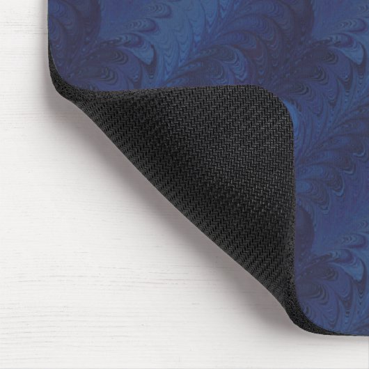 TAPIS DE SOURIS TEXTE BLEU VELVET (Coin)