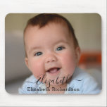 Tapis De Souris Texte complet personnalisé | Nom personnalisé mini<br><div class="desc">Photo complète personnalisée | Nom Personnalisé Minimaliste Pad Souris. Toutes les photos et les textes sont pré-arrangés pour que vous personnalisiez facilement et rapidement avec vos propres détails. Pour de nombreux autres modèles,  veuillez visiter la collection du magasin : https://www.zazzle.com/collections/119376792509928647</div>