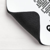 Tapis De Souris Texte comptable (Coin)