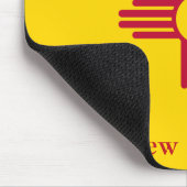 Tapis De Souris Texte de la Personnaliser de la souris du drapeau  (Coin)