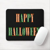 Tapis De Souris Texte du festival d'Halloween (Avec souris)