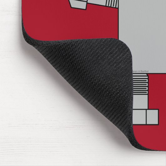 Tapis De Souris Texte du robot Piccolo (Coin)