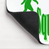 Tapis De Souris Texte du slogan vert parti (Coin)