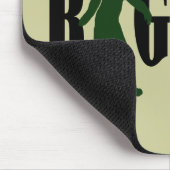 Tapis De Souris Texte et graphique squatté vert (Coin)